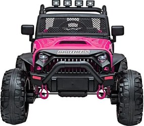 LEAN CARS Jeep JC666 Ružové maľované auto na batérie