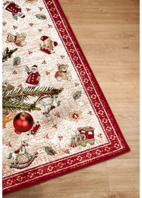 Červený koberec s vianočným motívom s prímesou bavlny 50x80 cm Toy's Delight Red Christmas – Villeroy&amp;Boch