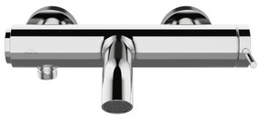 Invena Kalitea, nástenná vaňová batéria 150mm, chrómová, INV-BW-72-001-V