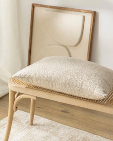 Karin - jednoduchá obliečka, 60x40cm farba produktu béžová látka zapletaná