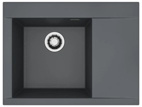 ALVEUS CZ PURE-G 60 L černý A91 + QC sifon_algranit