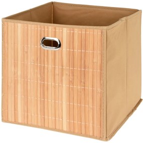 Úložný box Textília 31x31 cm bambus