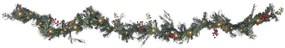 Vianočná girlanda so svetielkami 270 cm zelená ELBRUS Beliani