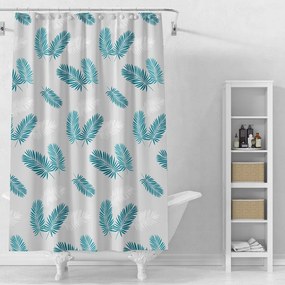 Aqualine ZV035 sprchový záves 180x180cm, vinyl, listy, ZV035