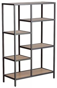 Regál Costa B 70 cm dub přírodní/černý