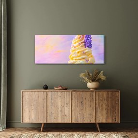 Obraz - Zmrzlina s levanduľou (120x50 cm)