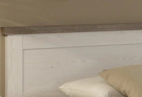 Posteľ s nočnými stolíkmi Luca 180x200 cm, bielená pínia