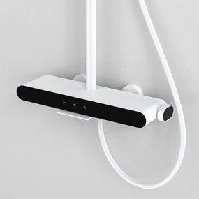 Rea Farel, sprchový set s vaňovým výtokom, biela, REA-P0353