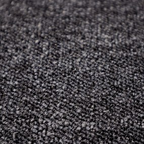 Condor Carpets, Metrážny koberec Classica 87, záťažový, na mieru, šíře 4m,5m, šedá, ab (mriežka), chodba / predsieň