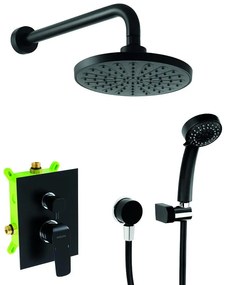 Sprchový set podomietkový 38051R,5 čierny