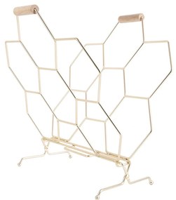Stojan na noviny Honeycomb  40 × 33 × 45 cm PRESENT TIME