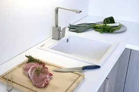 Sapho Sapho, MINIMAL sprchový / vaňový stĺp s pákovou batériou, nerez, MI140