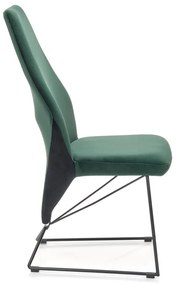 Jedálenská stolička K485 tmavo zelená