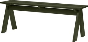 Zelená drevená záhradná lavica Navo – noo.ma