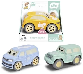 ABC Cozy Friends auto 11 cm, 3 druhy