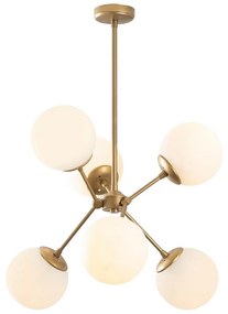 Luster na tyči GONDOL 6xE27/40W/230V