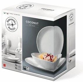Bormioli Rocco 18-dielna jedálenská súprava Coconut