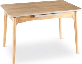 PROXIMA.store - Rozkladací jedálenský stôl Samer 120 cm FARBA: dub, FARBA NÔH: dub