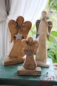 Drevený anjel - 11*5*31 cm