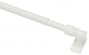 Kaviarenská tyčka roztiahnuteľná 12 mm biela, 85 - 135 cm