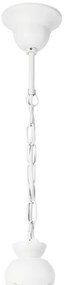 Luster na reťazi RETRO II 3xE27/60W/230V biela