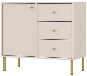 Komoda Tokyo 2 1F 3S pieskovo béžová 814