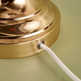 Stolná lampa AYD 1xE27/40W/230V béžová/zlatá