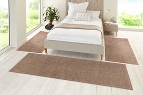 Spálňová sada kobercov PURE Velours hnedá