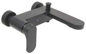 Vaňová batéria SAT Fusion bez sprchového setu 150 mm matná čierna SATBSFU222CPC, 1 ks