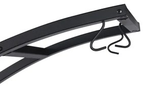 Stojan na kvetiny GARDEN 180x85 cm hnedá/čierna