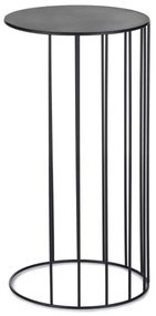 SADA 3x Stojan na kvety LOFT čierna