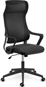 Kancelárska stolička z mikrosieťoviny Sofotel Labi - čierna