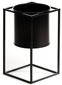 Stojan na kvety RING 40x23 cm čierna