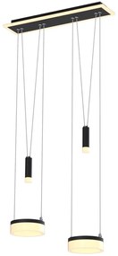 Wofi 6054-502 - LED Stmievateľný luster na lanku JESSE LED/21W/230V čierna