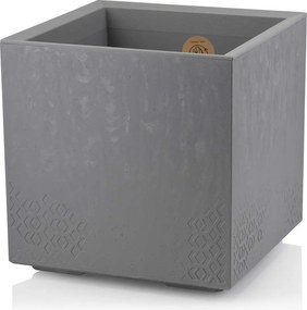 Květináč na kolečkách BETONIQUE 39x39,4 cm šedý beton
