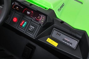 Ramiz Elektrická bugina TURBO 23 pre deti zelená