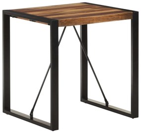 Jedálenský stôl 70x70x75 cm akáciové drevo so sheeshamovou úpravou 321598