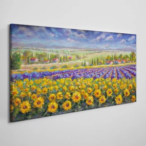 Obraz canvas kvety vidiek