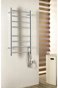 Sapho - Elektrický sušiak na uteráky REDONDO 75W/230V 90 cm lesklý chróm zaokrúhlený