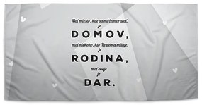 Sablio Uterák Domov 5 - 30x50 cm