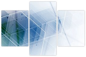 Obraz - Geometrické útvary (90x60 cm)