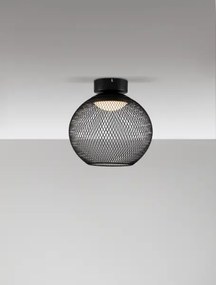 LED čierne moderné stropné svietidlo Kinetic 30