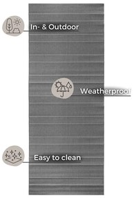 Sivý vonkajší behúň Hanse Home Sunshine, 80 x 200 cm