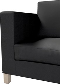 Poťah na sedačku Karlanda  (pre 3 osoby,nerozkladacia,krátky) farba produktu čierna látka zapletaná
