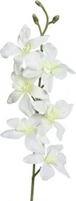 Umelá kvetina Orchidej 64 cm, krémová%