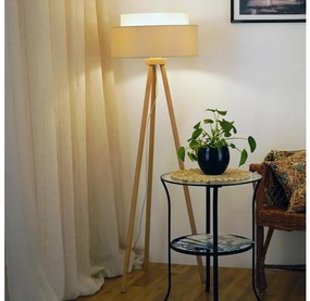 Brilagi - Stojacia lampa ARIZONA BOHO 1xE27/15W/230V béžová