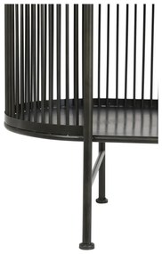 Čierna kovová komoda 100x80 cm Yinthe - Light &amp; Living