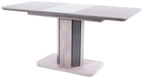 Rozkladací jedálenský stôl 120-160 cm Houston (dub wotan + grafit) (pre 4 až 6 osôb). Vlastná spoľahlivá doprava až k Vám domov. 1050254