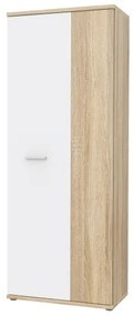 Komoda/Botník SIMO dub sonoma/biela