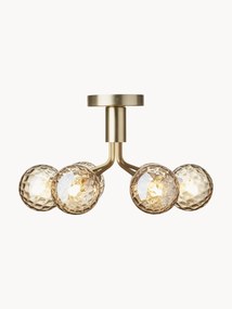 Stropné svietidlo so sklenenými guľami Apiales